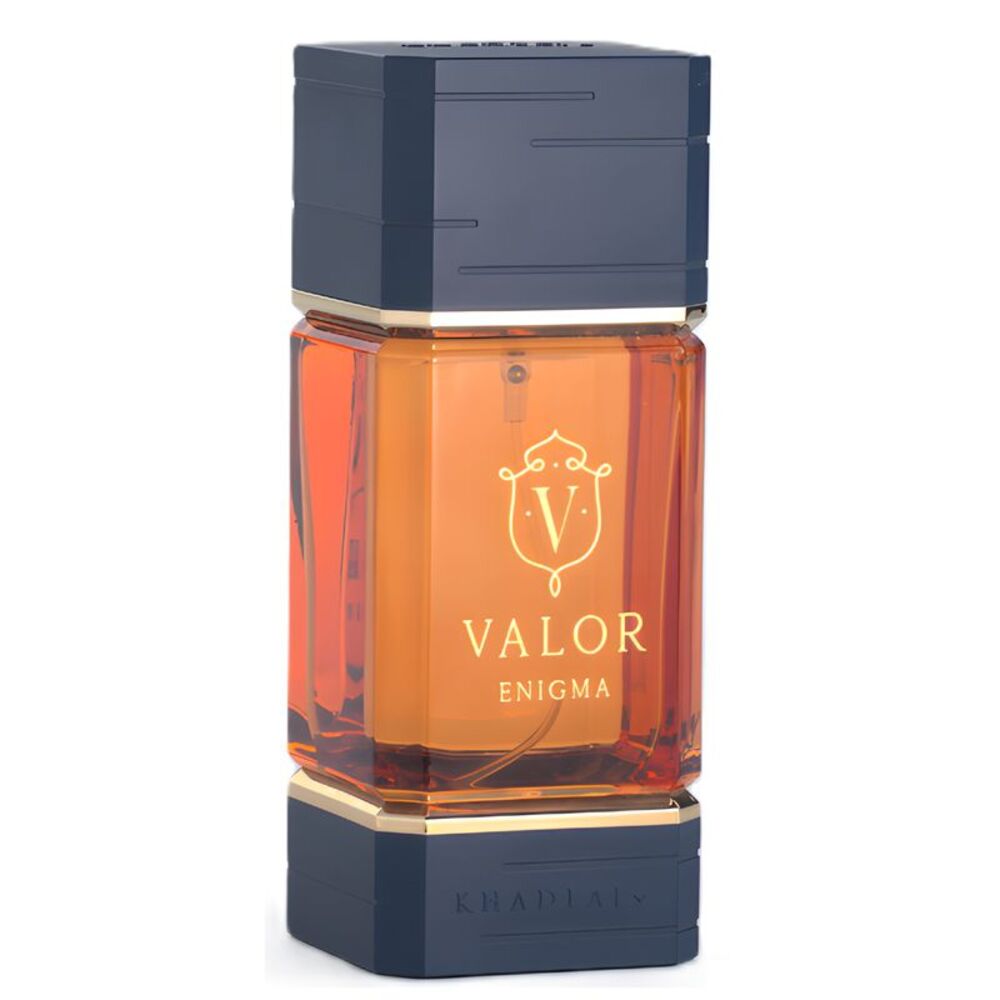 Khadlaj Valor Enigma Eau de Parfum EDP Spray for Men 3.4 oz / 100 ml - New